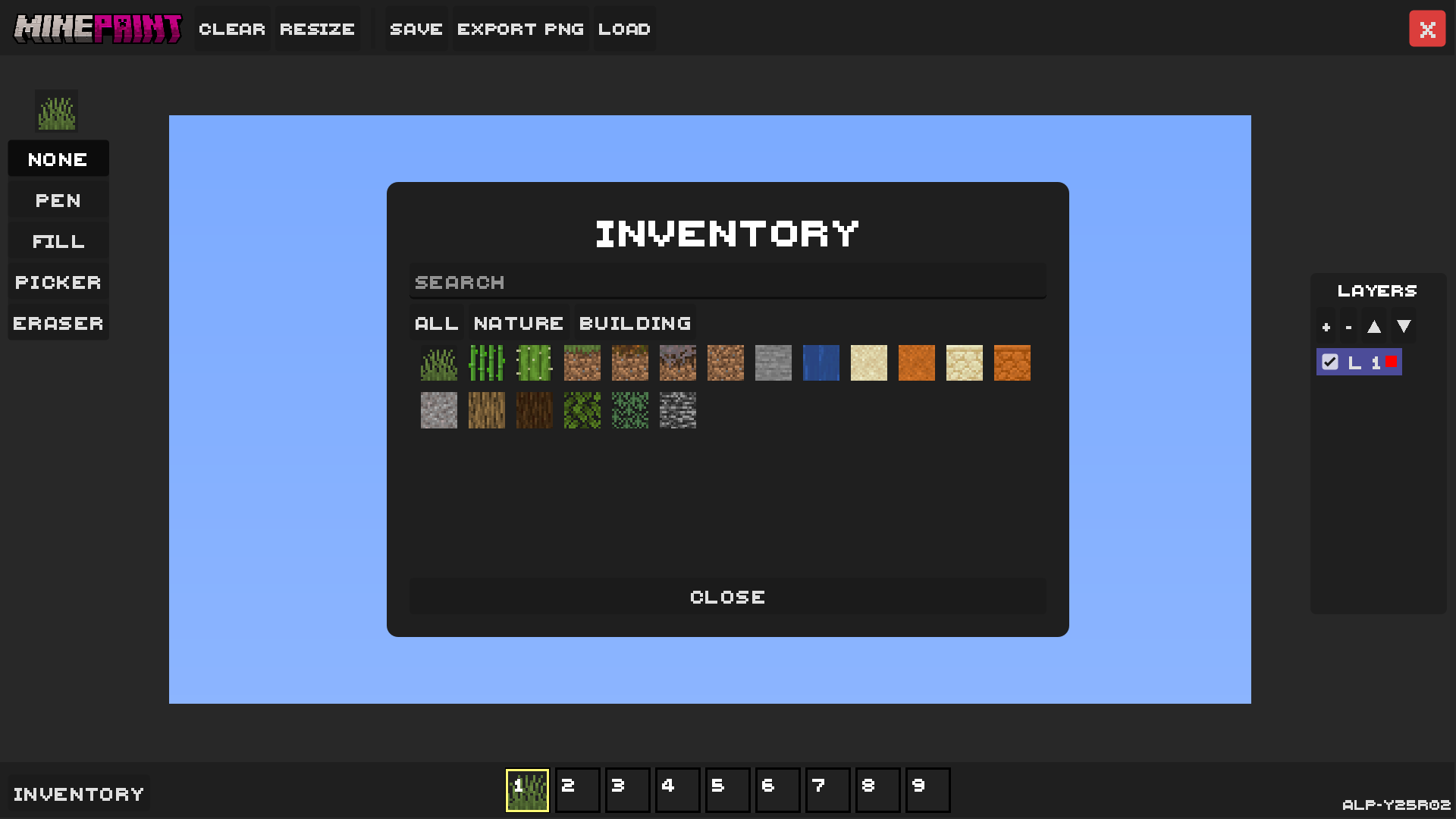 Inventory Menu